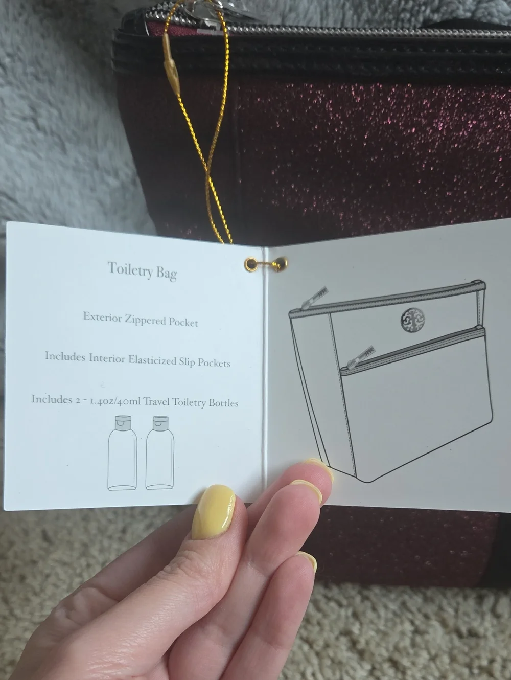 Rebecca & Rifka Cosmetic Travel Bag